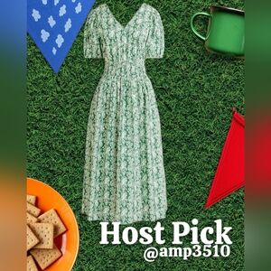 Smocked waist poplin